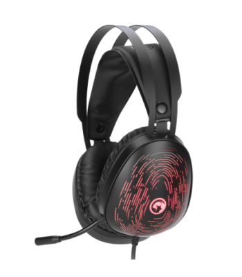 Marvo gaming headset m/mic. Sort/rød MA-HG9049
