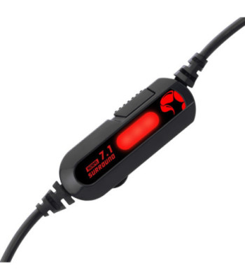 Marvo gaming headset m/mic. Sort/rød MA-HG9049