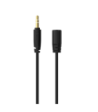 Sinox PRO 3,5mm mini jack forlængerkabel. 3m. Sort