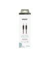 Sinox PRO 3,5mm mini jack kabel. 1m. Sort