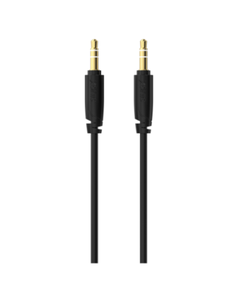 Sinox PRO 3,5mm mini jack kabel. 2m. Sort