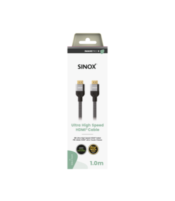 Sinox PRO X HDMI kabel 8K60Hz+E. 1m. Sort