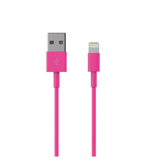 Sinox Lightning kabel. 1m. Pink Sinox Lightning kabel. 1m. Pink