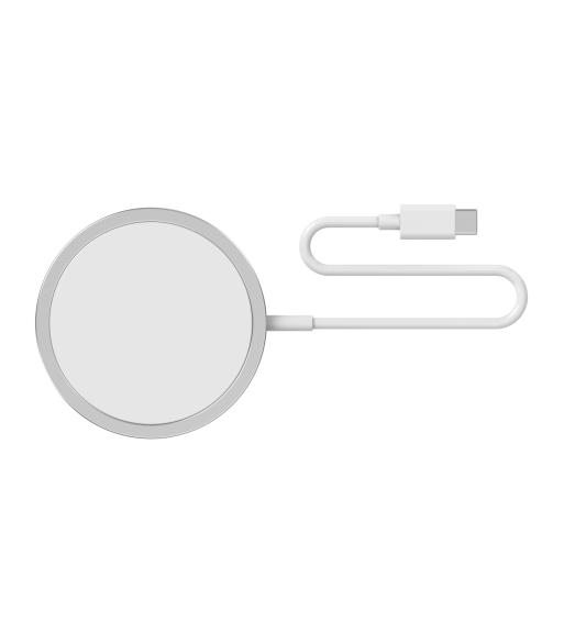 Sinox PRO trådløs 15W iPhone Magsafe® oplader. 1m. Hvid Sinox PRO trådløs 15W iPhone Magsafe® oplader. 1m. Hvid