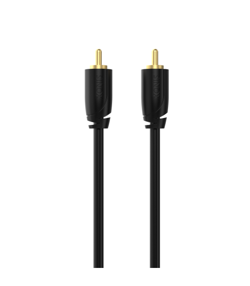 Sinox PRO digitalt Coax kabel. 5m. Sort Sinox PRO digitalt Coax kabel. 5m. Sort