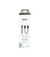 Sinox PRO mini jack til phono kabel. 2m. Sort