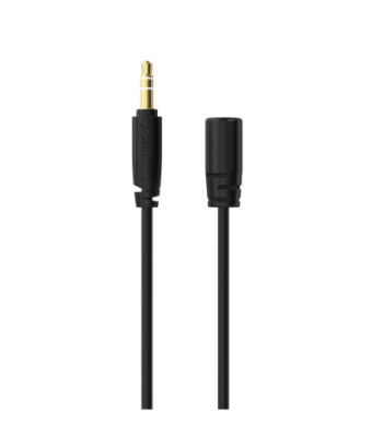 Sinox PRO 3,5mm mini jack forlængerkabel. 5m. Sort