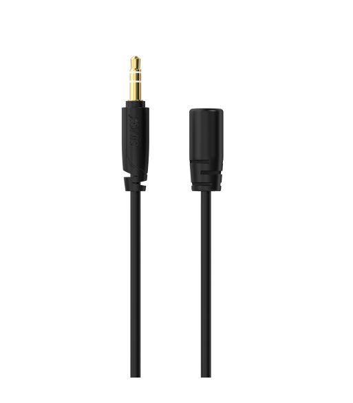 Sinox PRO 3,5mm mini jack forlængerkabel. 5m. Sort Sinox PRO 3,5mm mini jack forlængerkabel. 5m. Sort