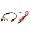 4-polet MS han til RCA & DC-12V