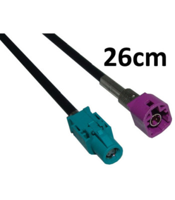 Multimedie HSD Han/Hun Forlængerkabel - 26cm
