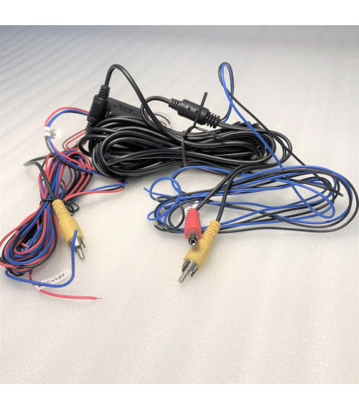 Bakkamera Forlængerkabel 6 M Gul RCA/Phonostik (Billed) Og Strøm m/DC Stik Samt Relæ Bakkamera Forlængerkabel 6 M Gul RCA/Phonostik (Billed) Og Strøm m/DC Stik Samt Relæ