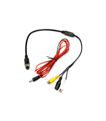 4-polet MS hun til RCA & DC-12V