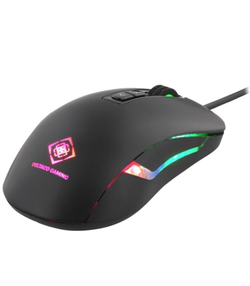 Deltaco Gaming Single mouse Black med LED Deltaco Gaming Single mouse Black med LED