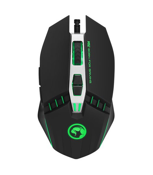 Marvo M112 Gaming Mus med 7 farver lys. Sort - Gaming mus Marvo M112 Gaming Mus med 7 farver lys. Sort - Gaming mus