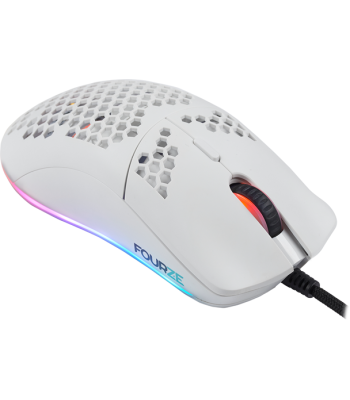 Fourze GM800 Gaming Mouse RGB Pearl White - Gaming mus