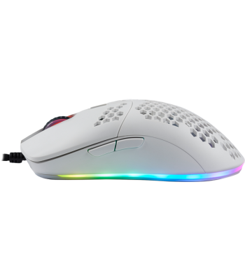 Fourze GM800 Gaming Mouse RGB Pearl White - Gaming mus