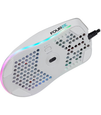 Fourze GM800 Gaming Mouse RGB Pearl White - Gaming mus