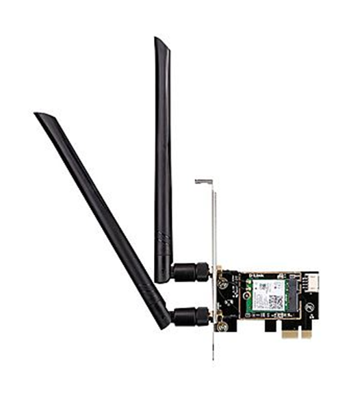 D-LINK AX3000 Wi-Fi 6 PCIe Adapter with Bluetooth 5.0 D-LINK AX3000 Wi-Fi 6 PCIe Adapter with Bluetooth 5.0