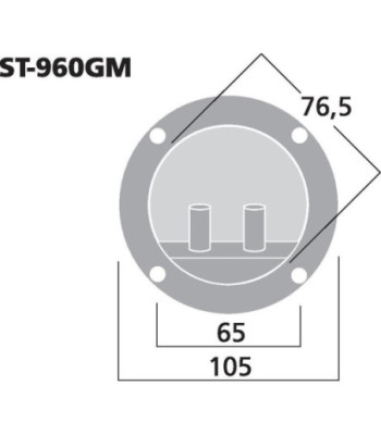 Højttalerterminal - ST-960GM MONACOR