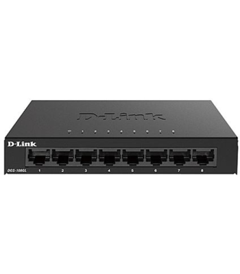 D-LINK 8-Port Gigabit Ethernet Metal Housing Unmanaged Switc