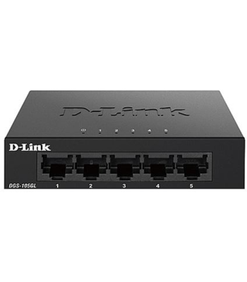 D-LINK 5-Port Gigabit Ethernet Metal Housing Unmanaged Switc