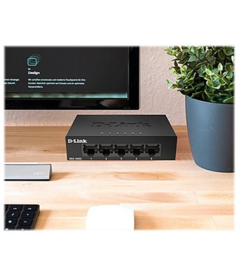 D-LINK 5-Port Gigabit Ethernet Metal Housing Unmanaged Switc