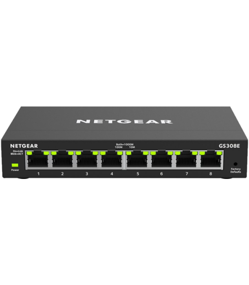 Netgear 8PT GIGE UNMANAGED SW 300-SERIES