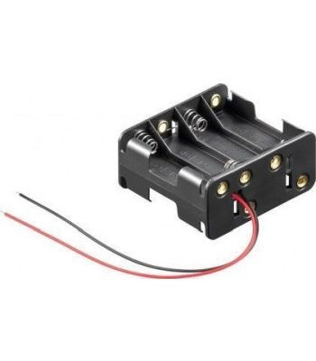 GOOBAY - Batteriholder til 8xAA bat. (m. ledning)
