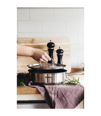 Heirol Cerasafe Pro Sauté pande 3L Ø24 med låg - Pander