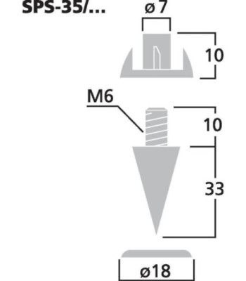 Spikes - SPS-35/SC MONACOR
