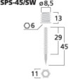Spikes - SPS-45/SW MONACOR