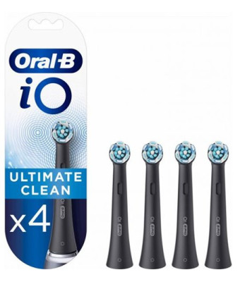 Oral-B IO Ultimate Clean Sort 4 stk - Tandbørstehoveder
