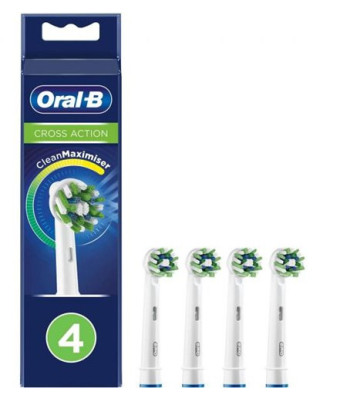 Oral-B CrossAction 4-pack - Løse børster