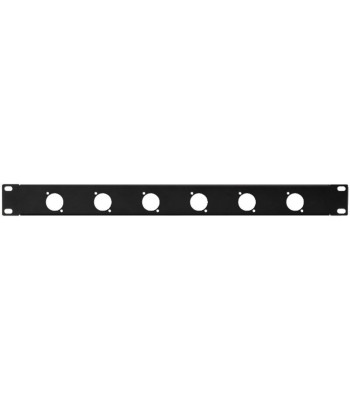 19´´ frontplade 1U m/huller - RCP-8731U MONACOR