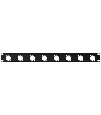 19´´ frontplade 1U m/huller - RCP-8732U MONACOR