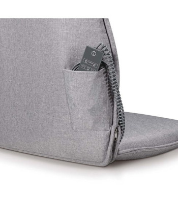  grey - Massagesæde med shiatsu og 4D nakkemas