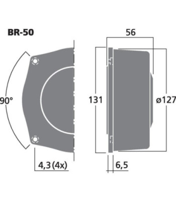 Basvibrator - BR-50 MONACOR