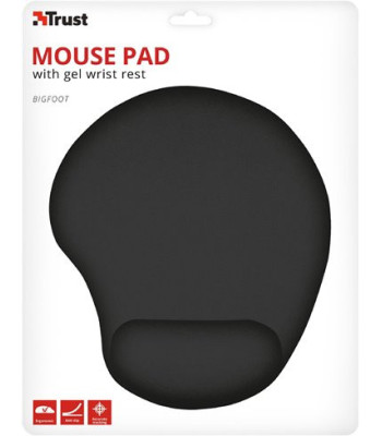 TRUST BIGFOOT MOUSEPAD BLACK - Musemåtte