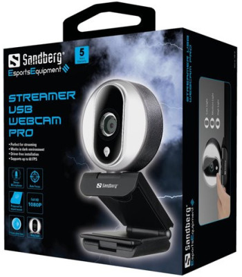 Sandberg Streamer USB Webcam Pro - Webkamera