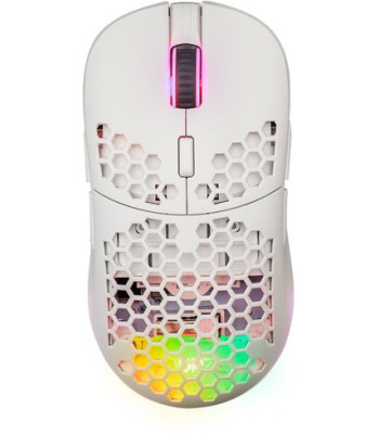 Fourze GM900 Wireless Gaming Mouse White - Trådløs mus