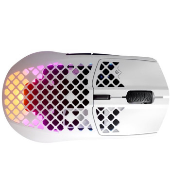 SteelSeries Aerox 3 Wireless (2022) Snow - Trådløs mus