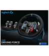 Logitech G29 Driving Force Sort - Rat og pedaler