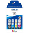 Epson EcoTank 104 Sort Gul Cyan Magenta - Blækpatroner