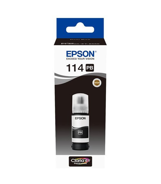Epson EcoTank 114 Photo Black - Epson Claria ET Premium-blæk Epson EcoTank 114 Photo Black - Epson Claria ET Premium-blæk