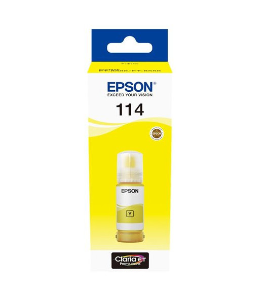 Epson EcoTank 114 Yellow - Epson Claria ET Premium-blæk Epson EcoTank 114 Yellow - Epson Claria ET Premium-blæk