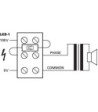 Porcelænsfatning t/100V - LKB-1 MONACOR