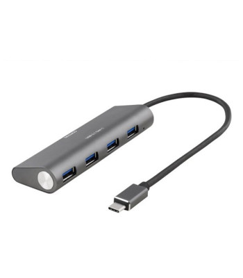 Deltaco USBC-1207 4-port USB Hubb