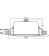 100V højttaler sort - EDL-11TW/SW MONACOR