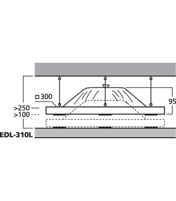 100V højttaler - EDL-310L MONACOR