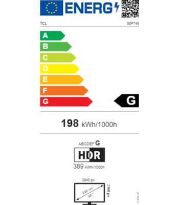 TCL 98P745 - UHD 4K GOOGLE TV